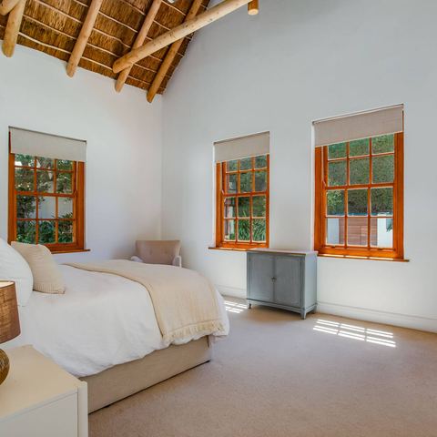 Bedroom under the thatch