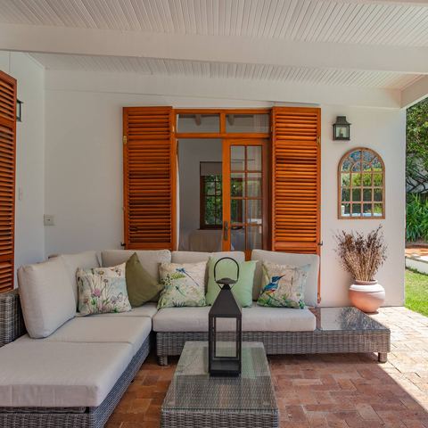 Lounge seating on the veranda